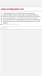 Mobile Screenshot of civillaproject.com